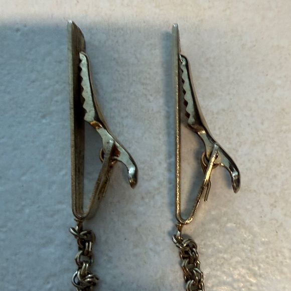 Vintage Silver and Gold Tone Sweater Clip - Picture 2 of 4